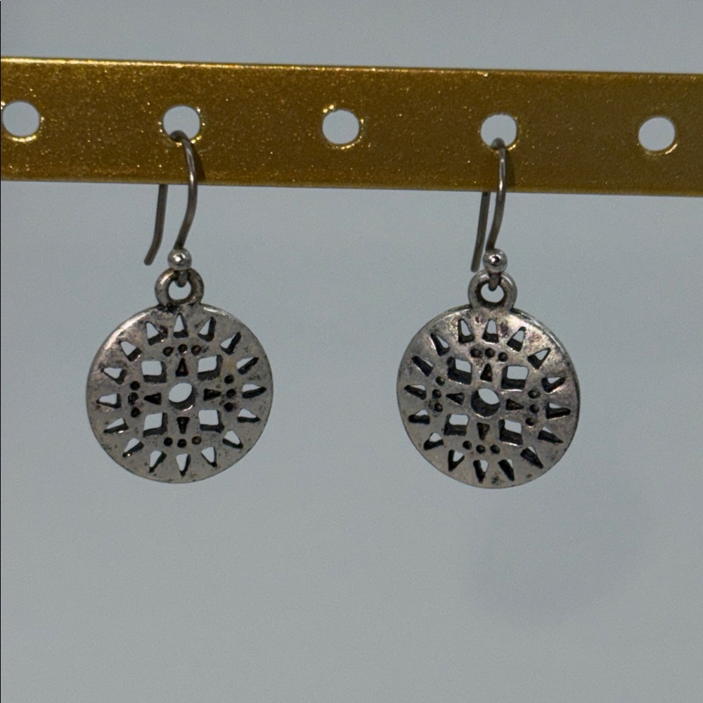 Lucky Brand Silver Dangle Earrings